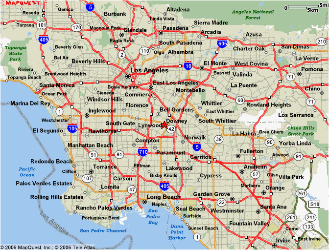 los angeles california map luxury la county website inspiration map