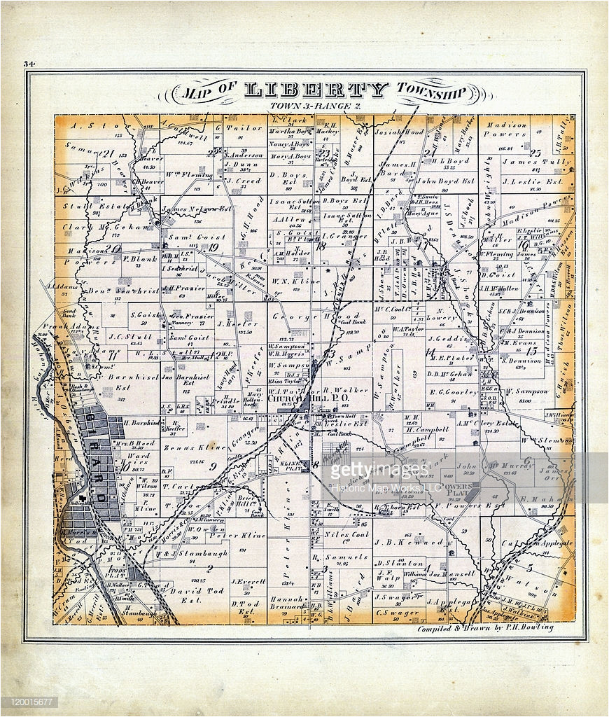 ohio 1874 liberty township liberty trumbull county stock