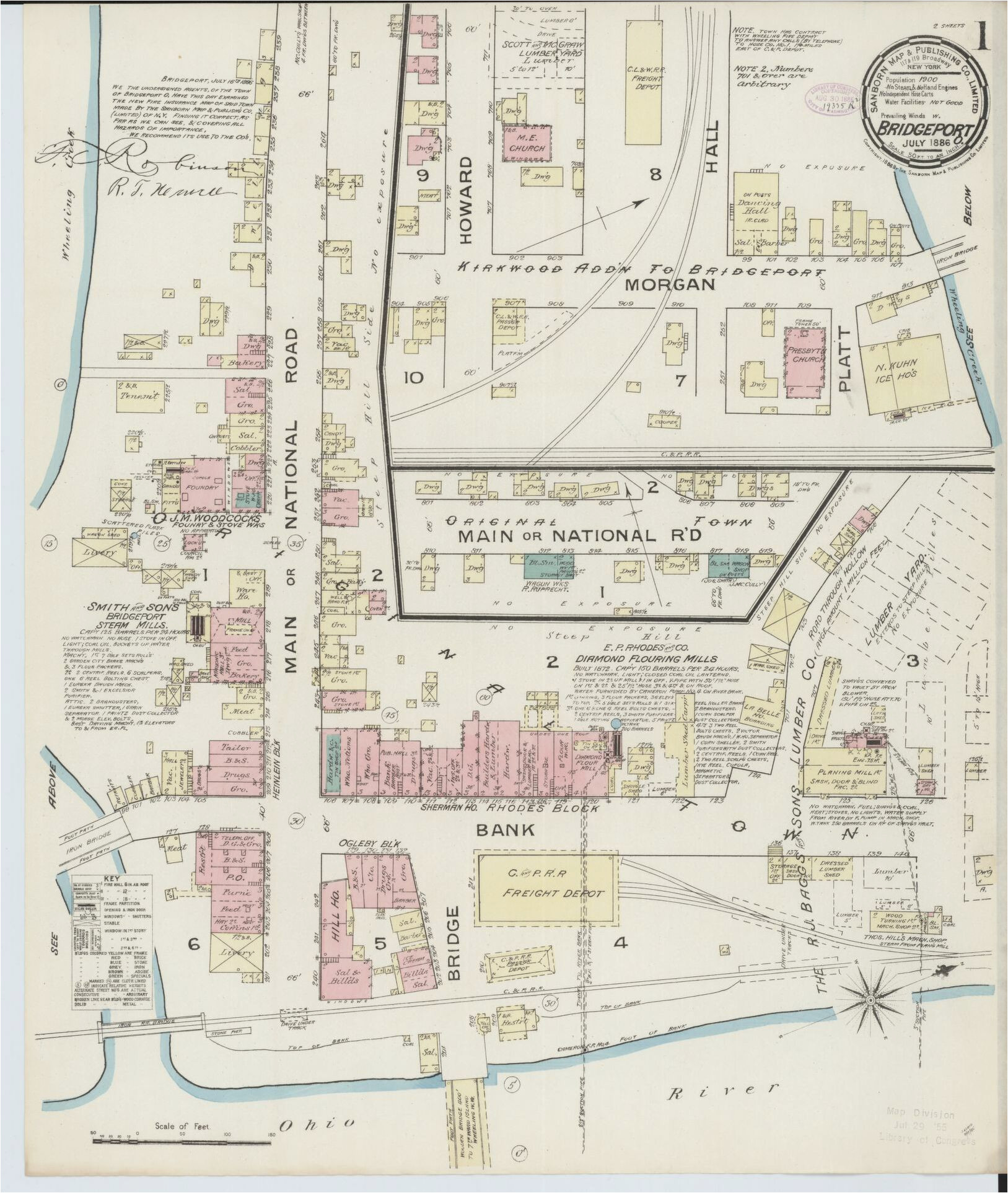 sanborn maps 1880 to 1889 ohio library of congress
