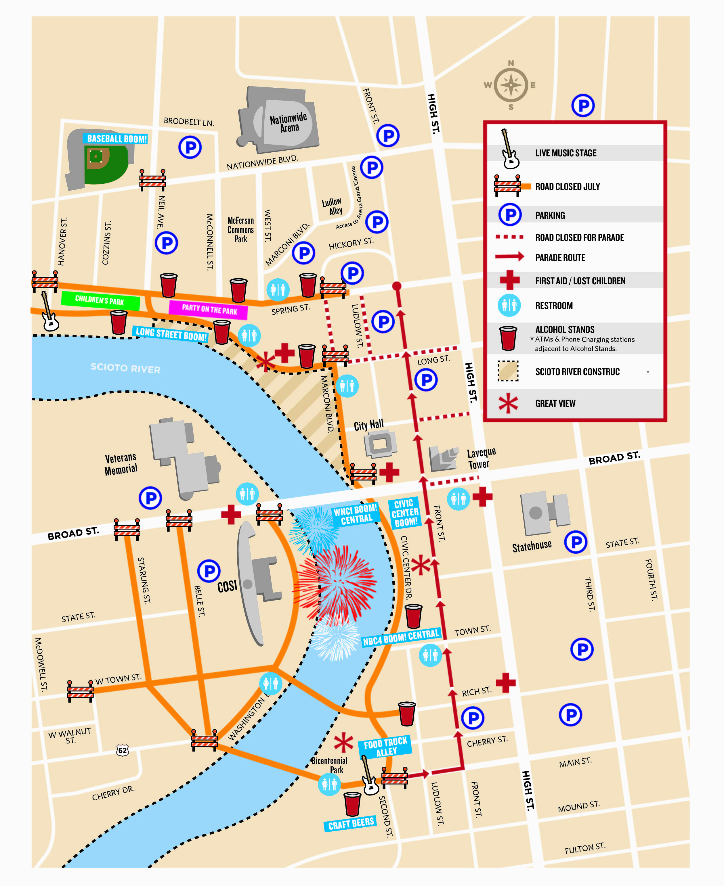 Red White And Boom Seating Chart