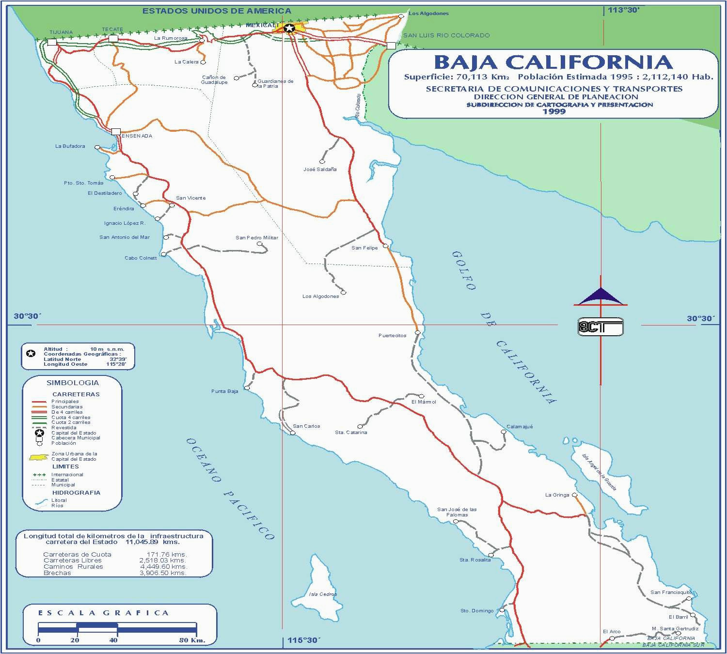 top map of baja mexico photos printable map new bartosandrini com