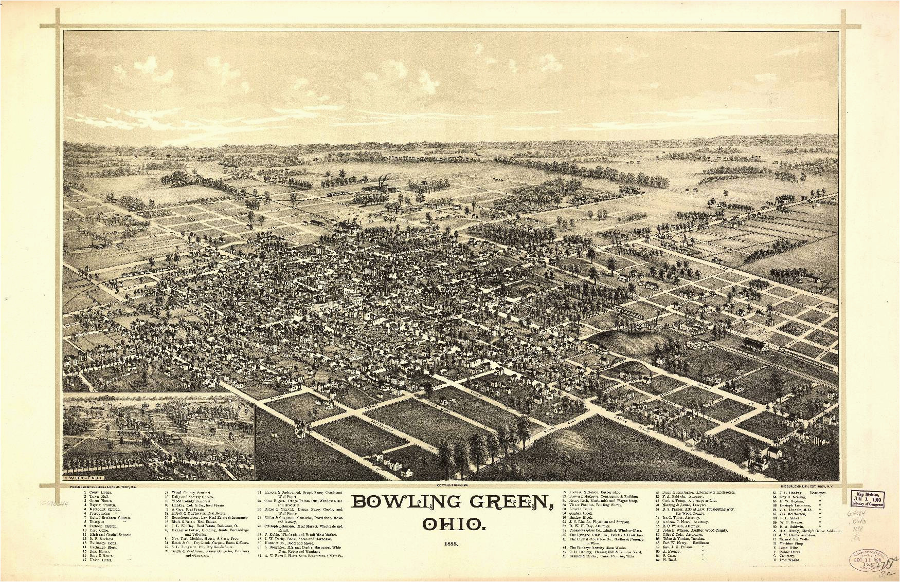 ohio vintage panoramic maps collection on cd ebay