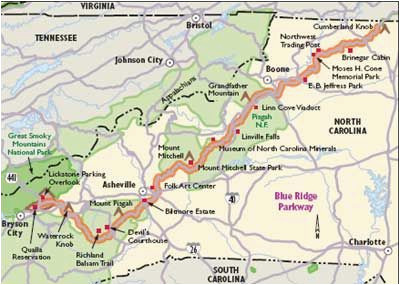 north carolina scenic drives blue ridge parkway asheville here i