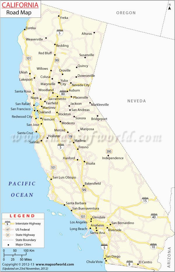 new california road map useful tool if you re planning a
