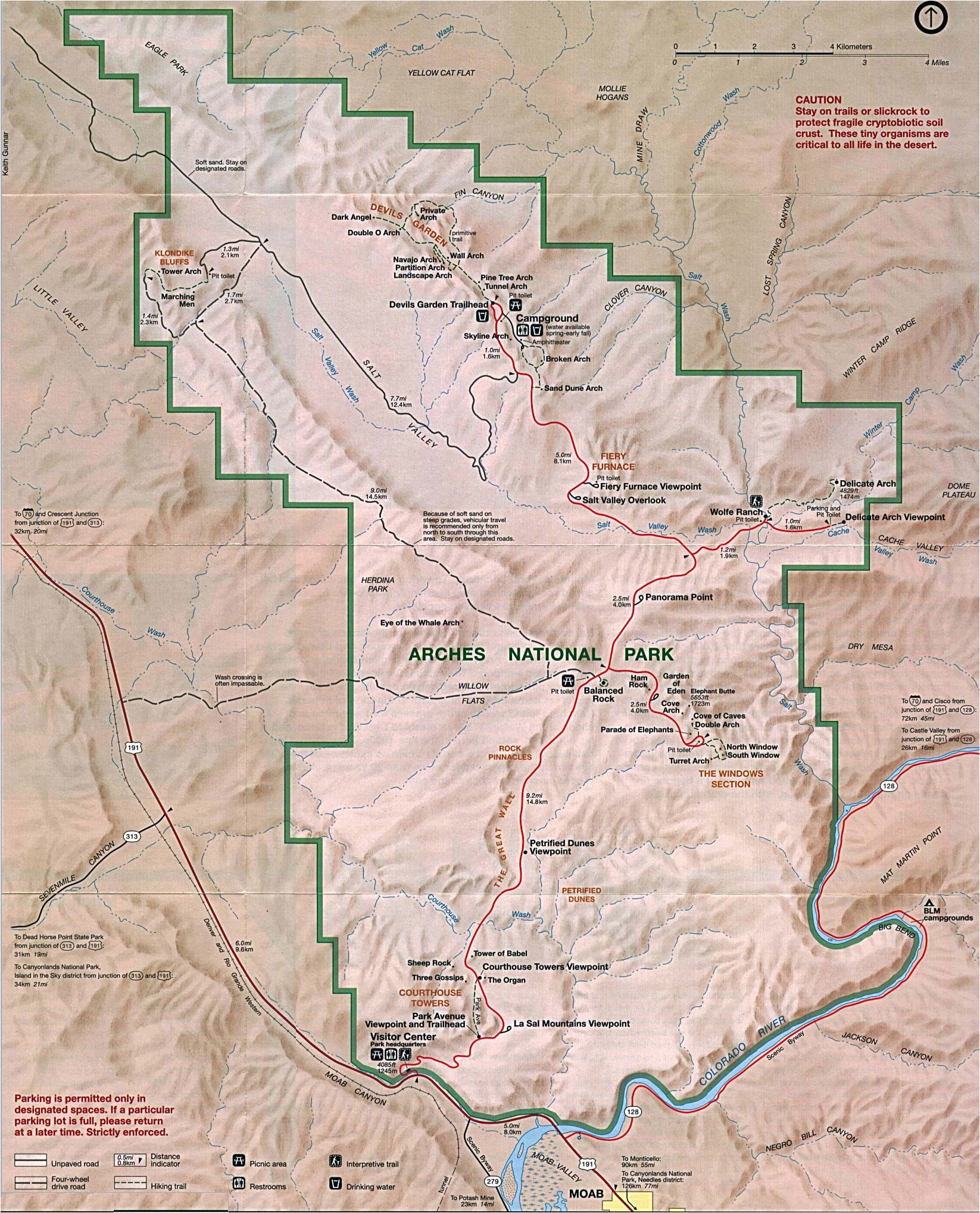 united states national parks and monuments maps perry castaa eda