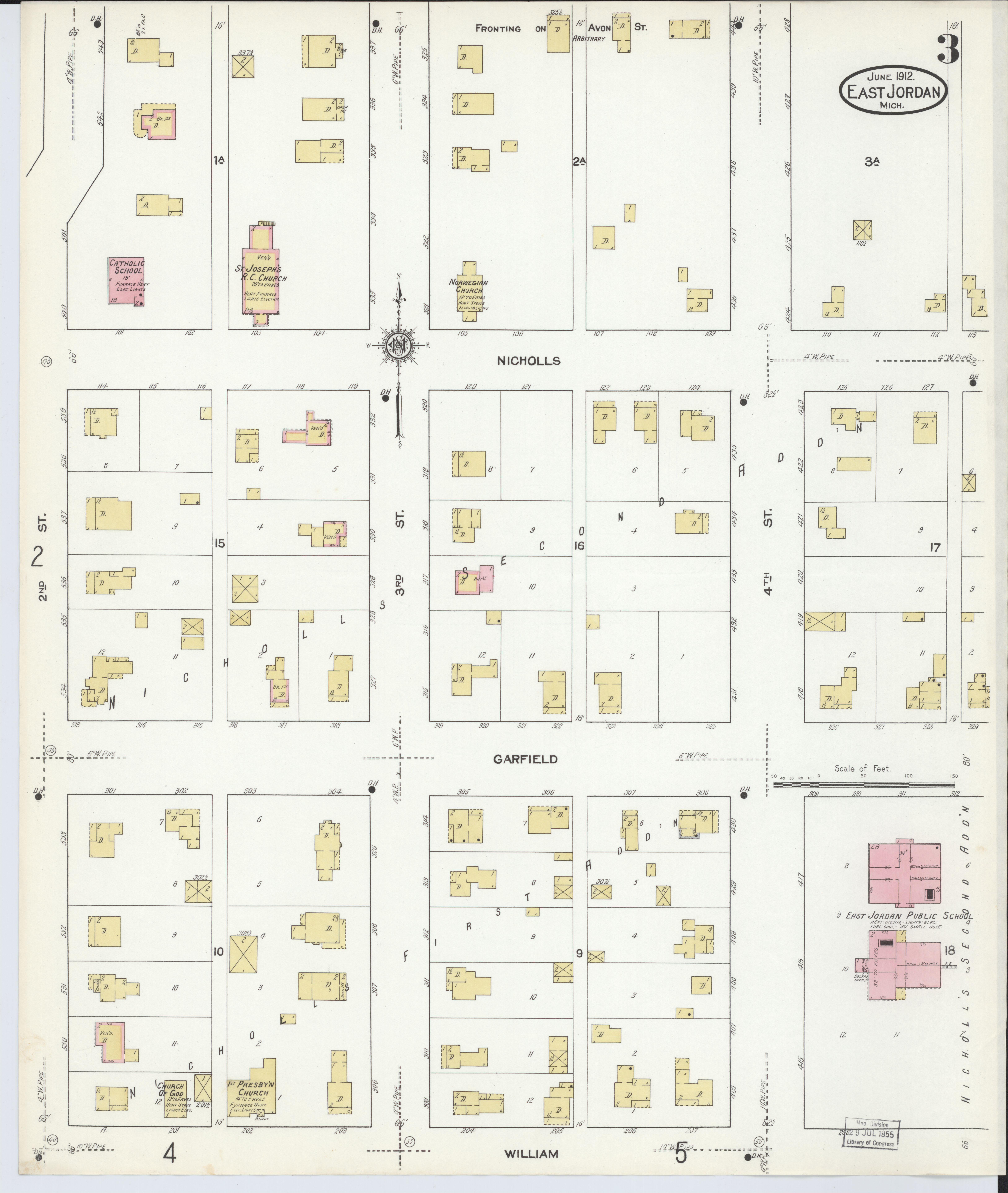 file sanborn fire insurance map from east jordan charlevoix county