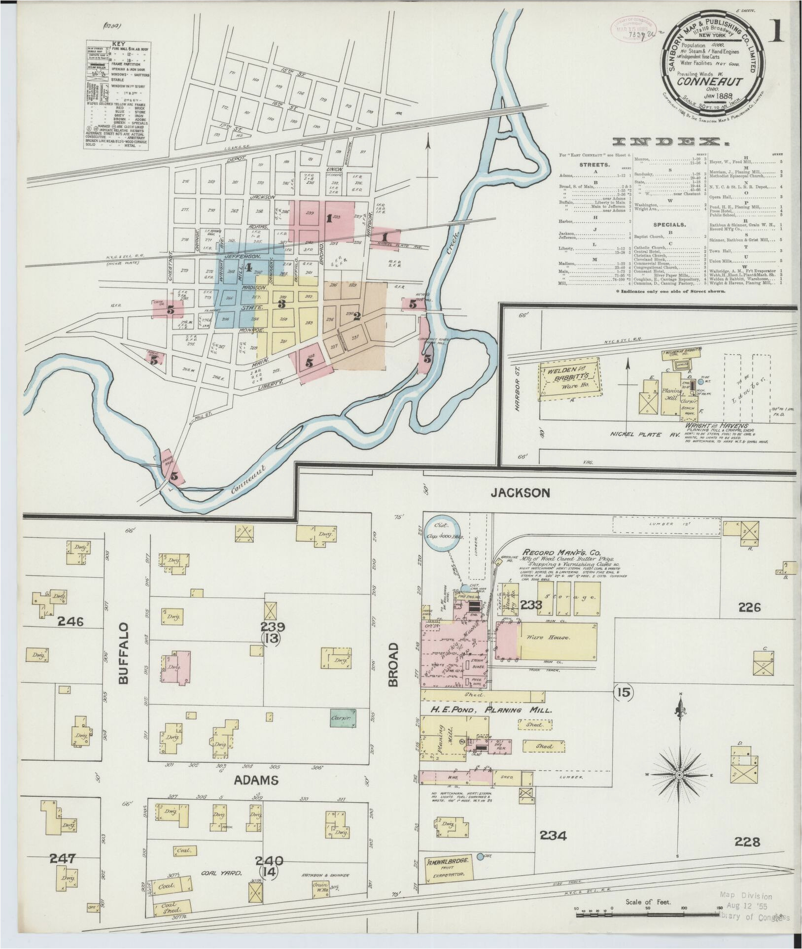 sanborn maps 1889 ohio library of congress