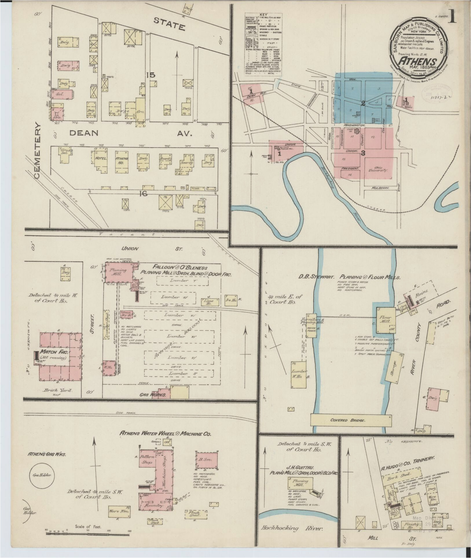 map 1880 to 1889 sanborn maps ohio library of congress