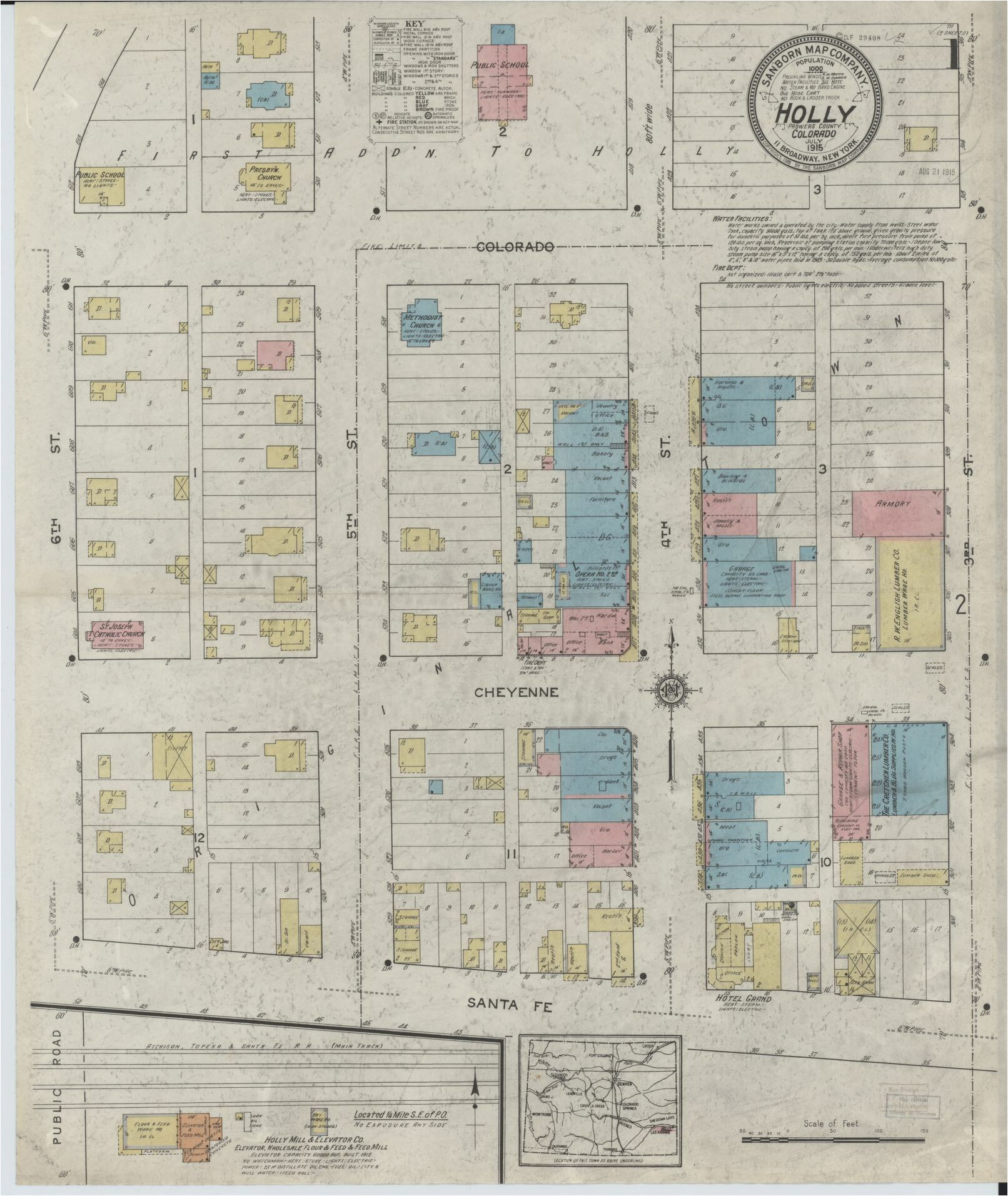 sanborn maps 1910 1919 colorado library of congress