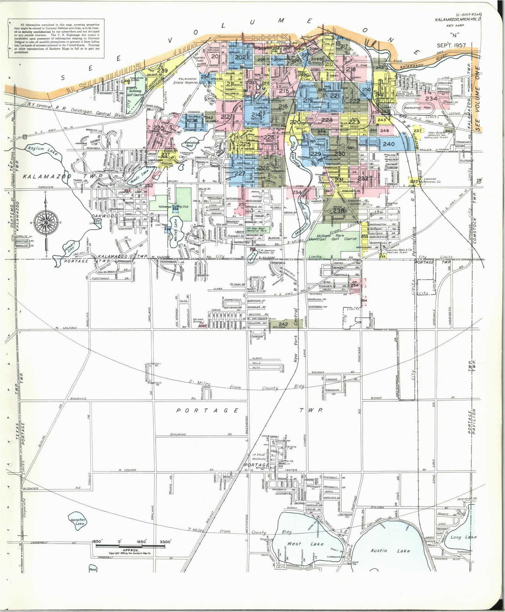 map 1950 to 1959 michigan english library of congress