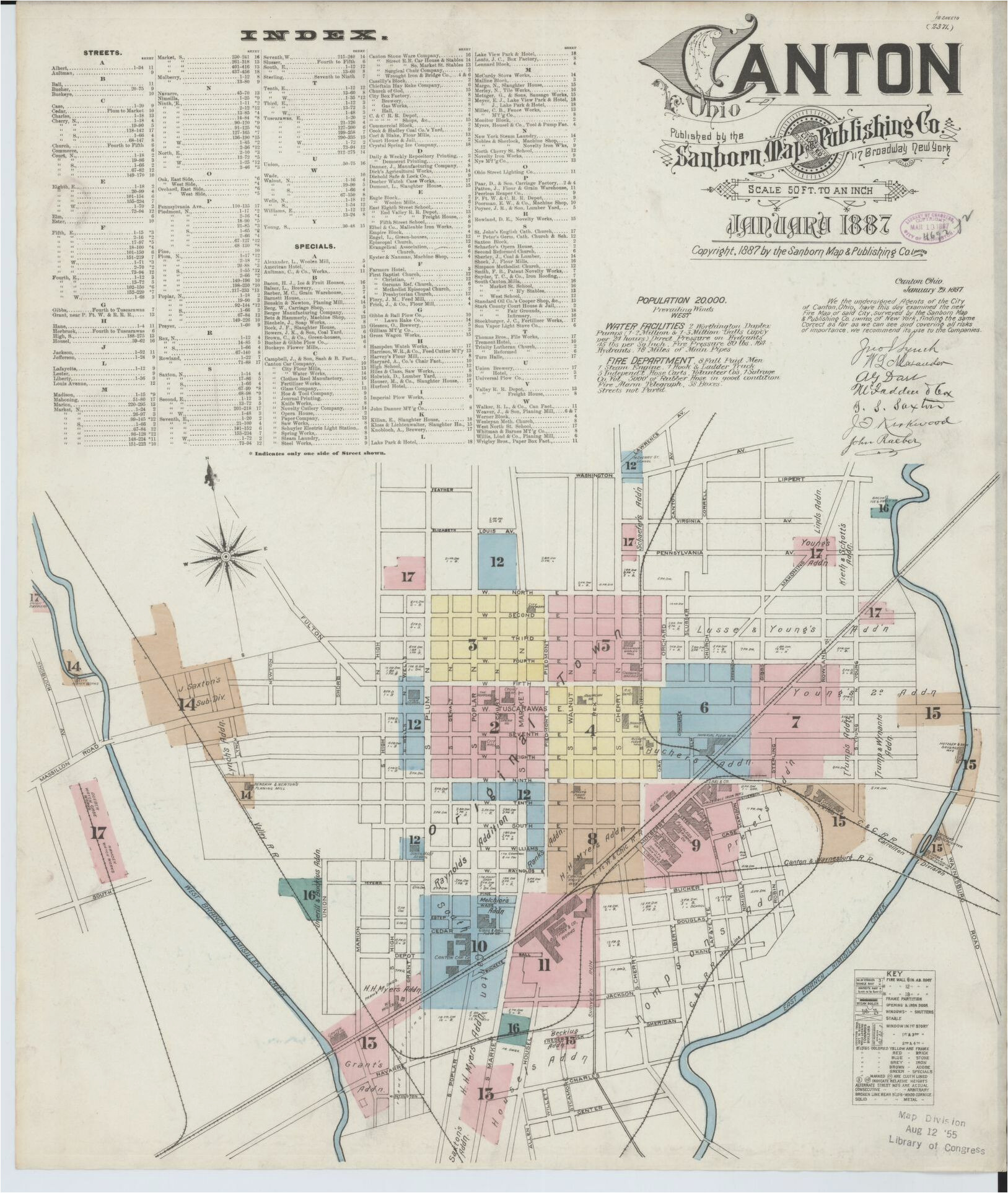 sanborn maps 1880 to 1889 ohio library of congress
