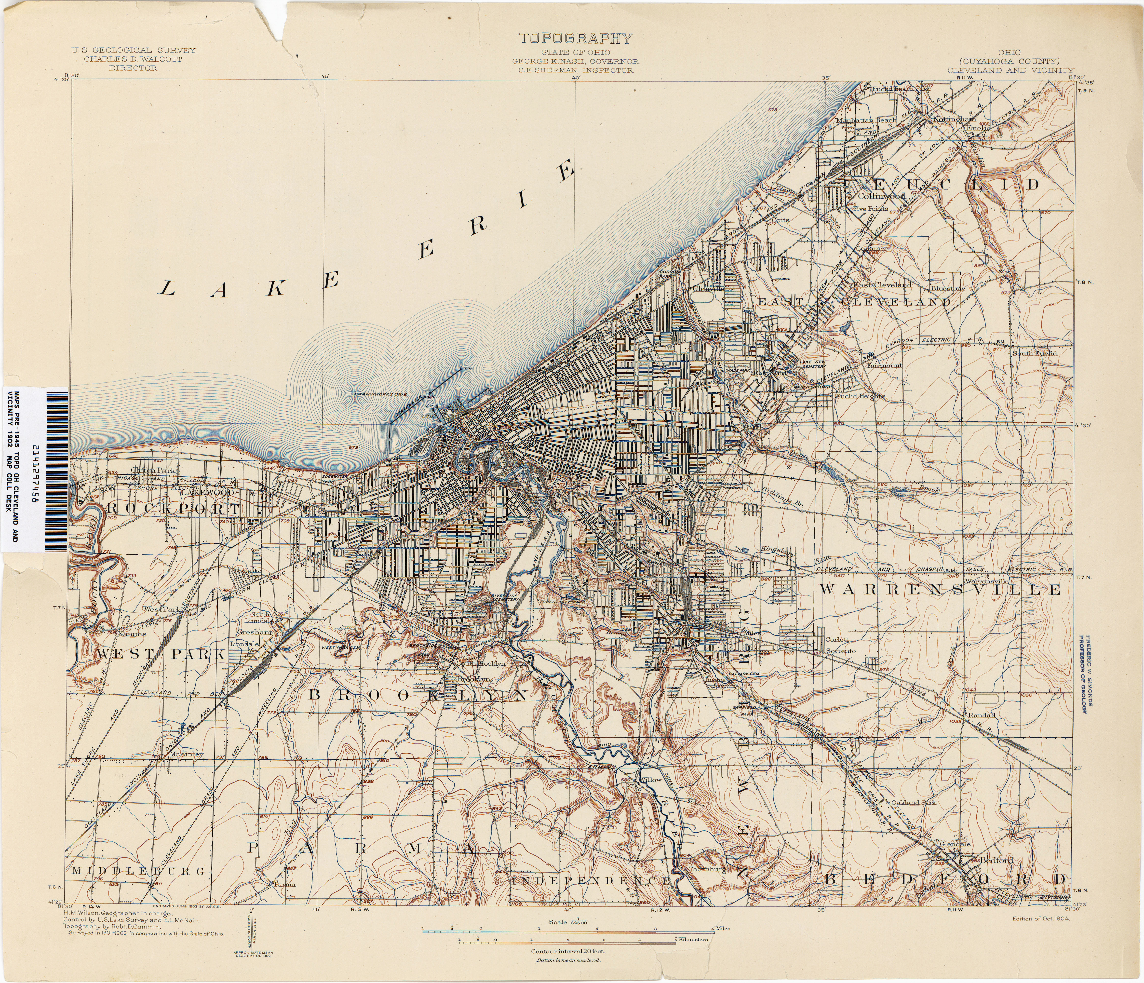 cleveland zip code map elegant ohio historical topographic maps