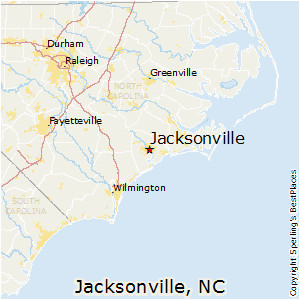 Map Of Jacksonville north Carolina Map Of Jacksonville north Carolina Bnhspine Com