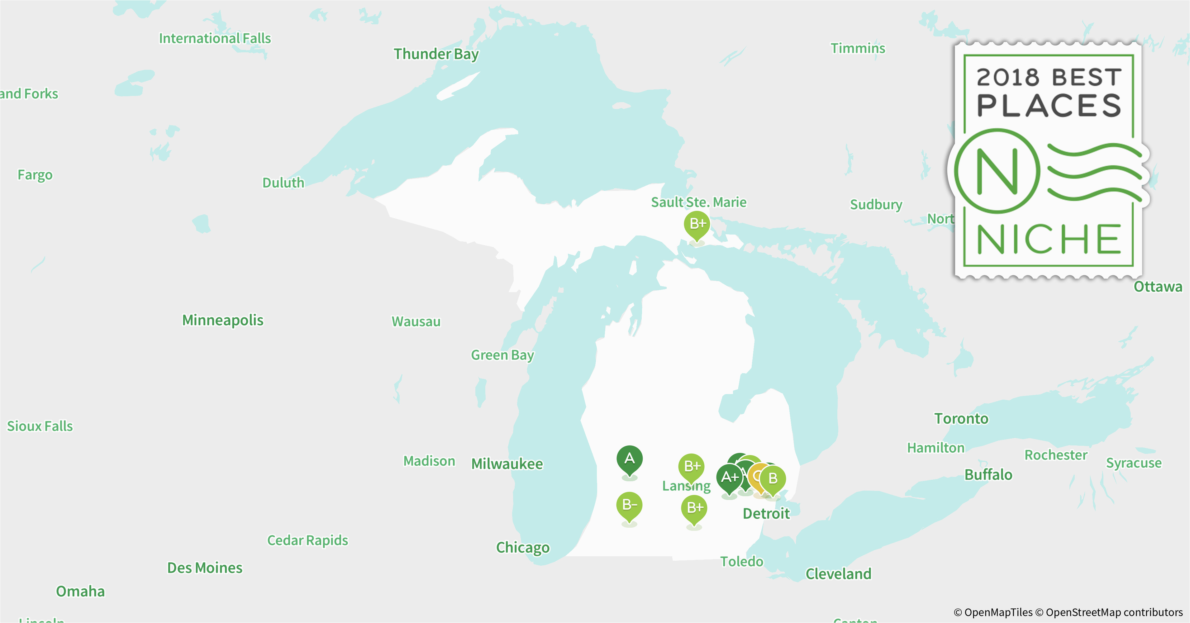 2018 best places to live in michigan niche