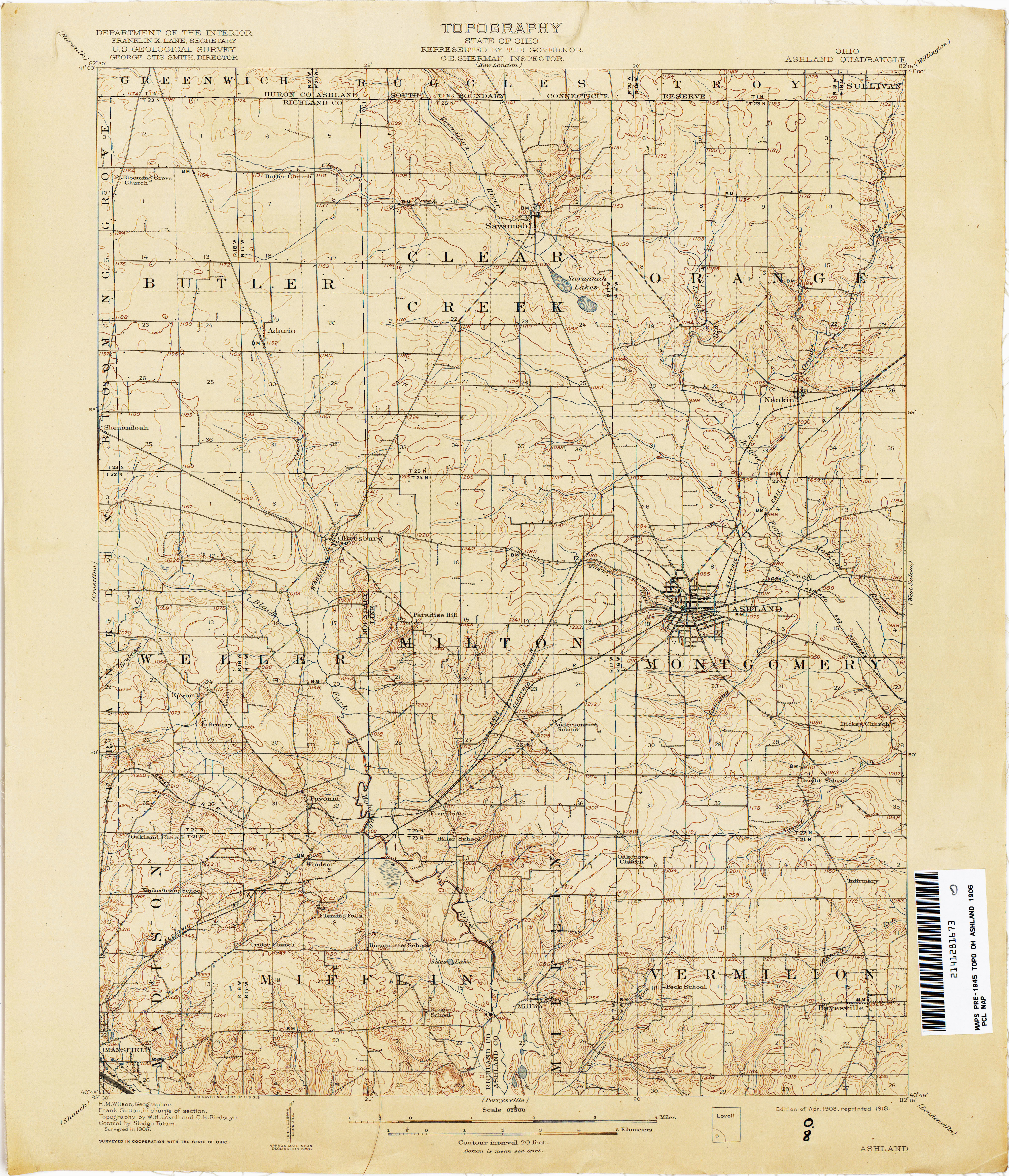 Map Of Logan County Ohio Ohio Historical Topographic Maps Perry Castaa Eda Map Collection Of Map Of Logan County Ohio 