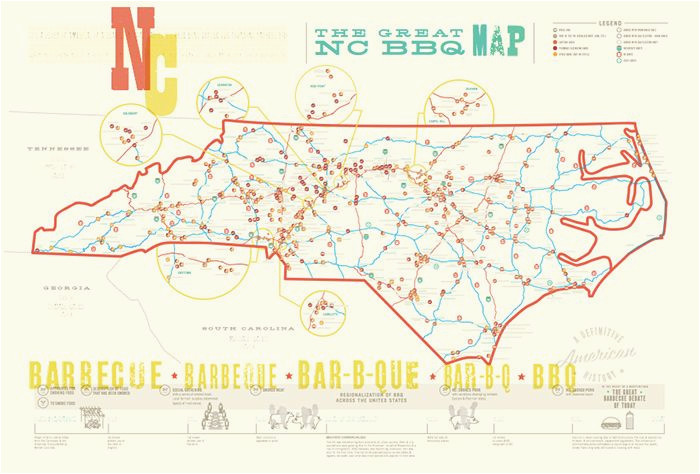 Map Of North Carolina Regions Secretmuseum - Bank2home.com