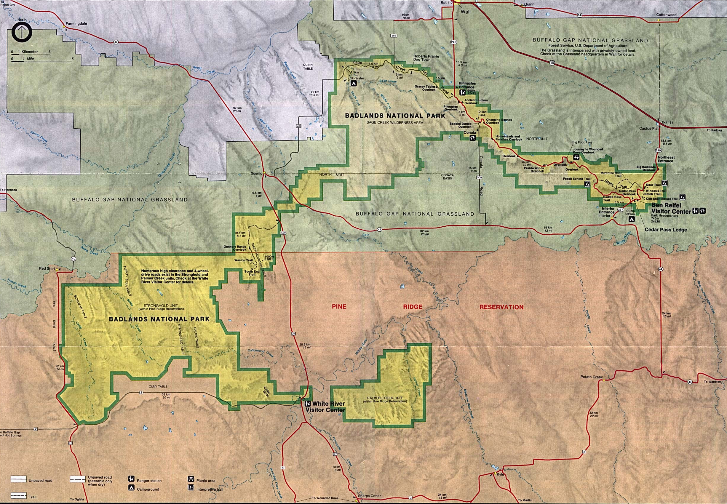 map california national parks detailed map od us national banks