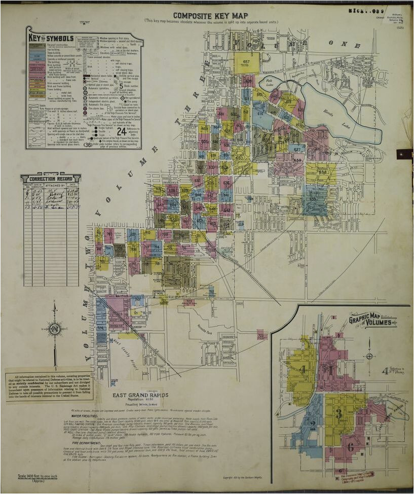 map 1950 1959 michigan library of congress