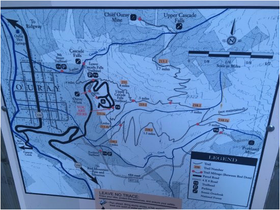 the trail map picture of chief ouray mine trail ouray tripadvisor