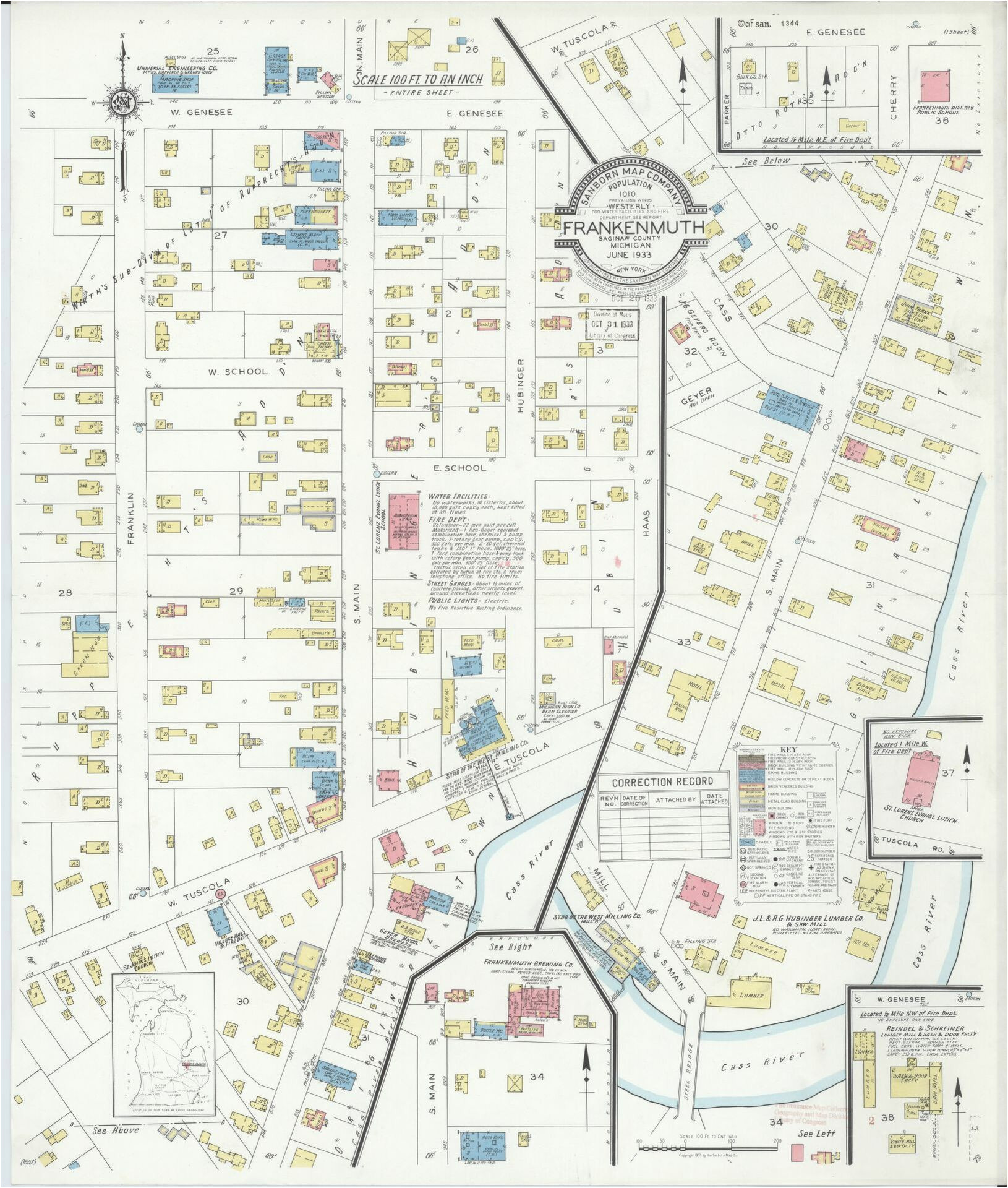 sanborn maps michigan saginaw county library of congress