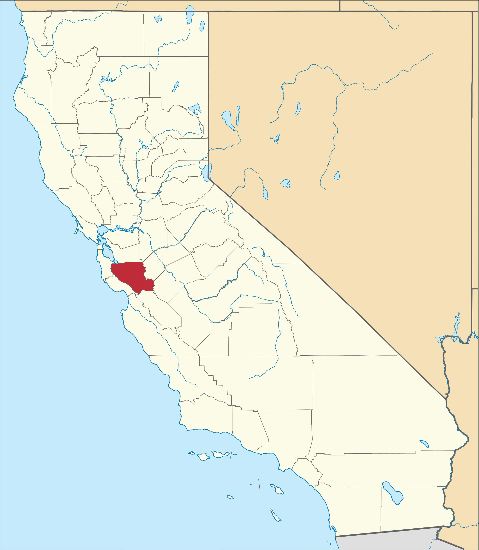 map california map california santa clara california map with state