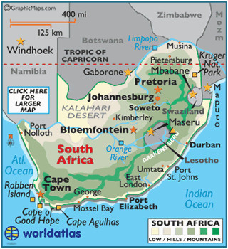 map of south africa southern africa africa south africa cape town