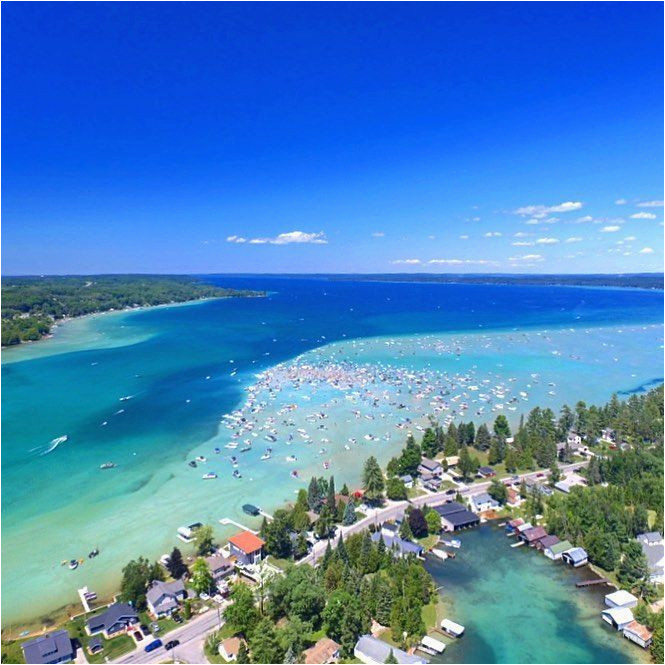 torch lake is michigan s own slice of the caribbean michigan