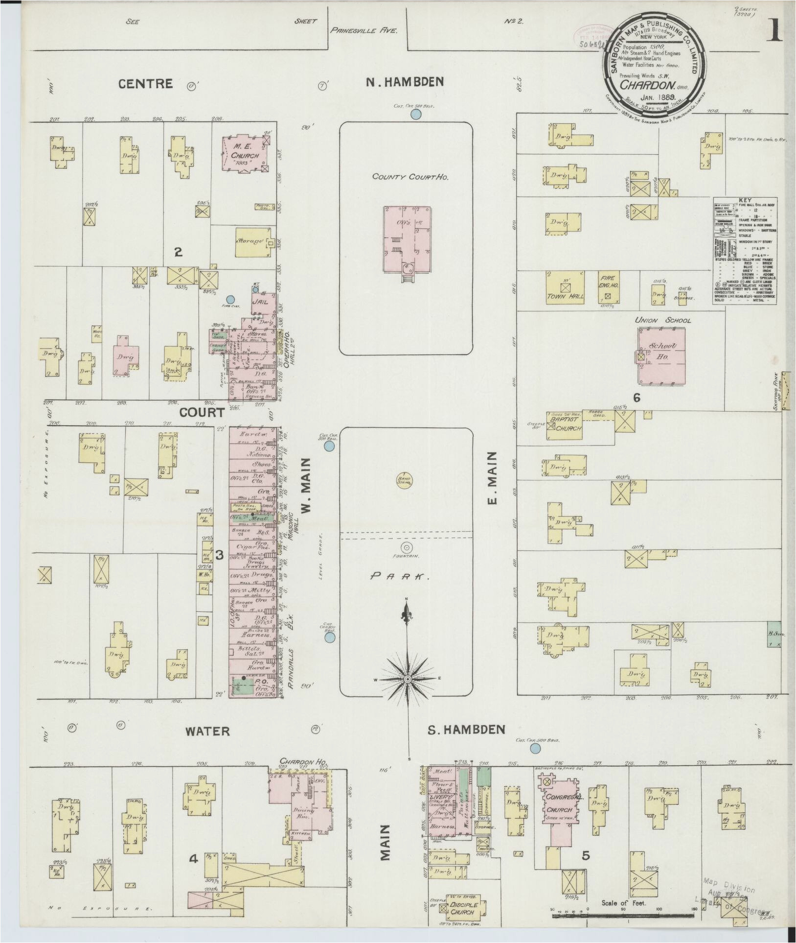 map 1880 to 1889 ohio image library of congress