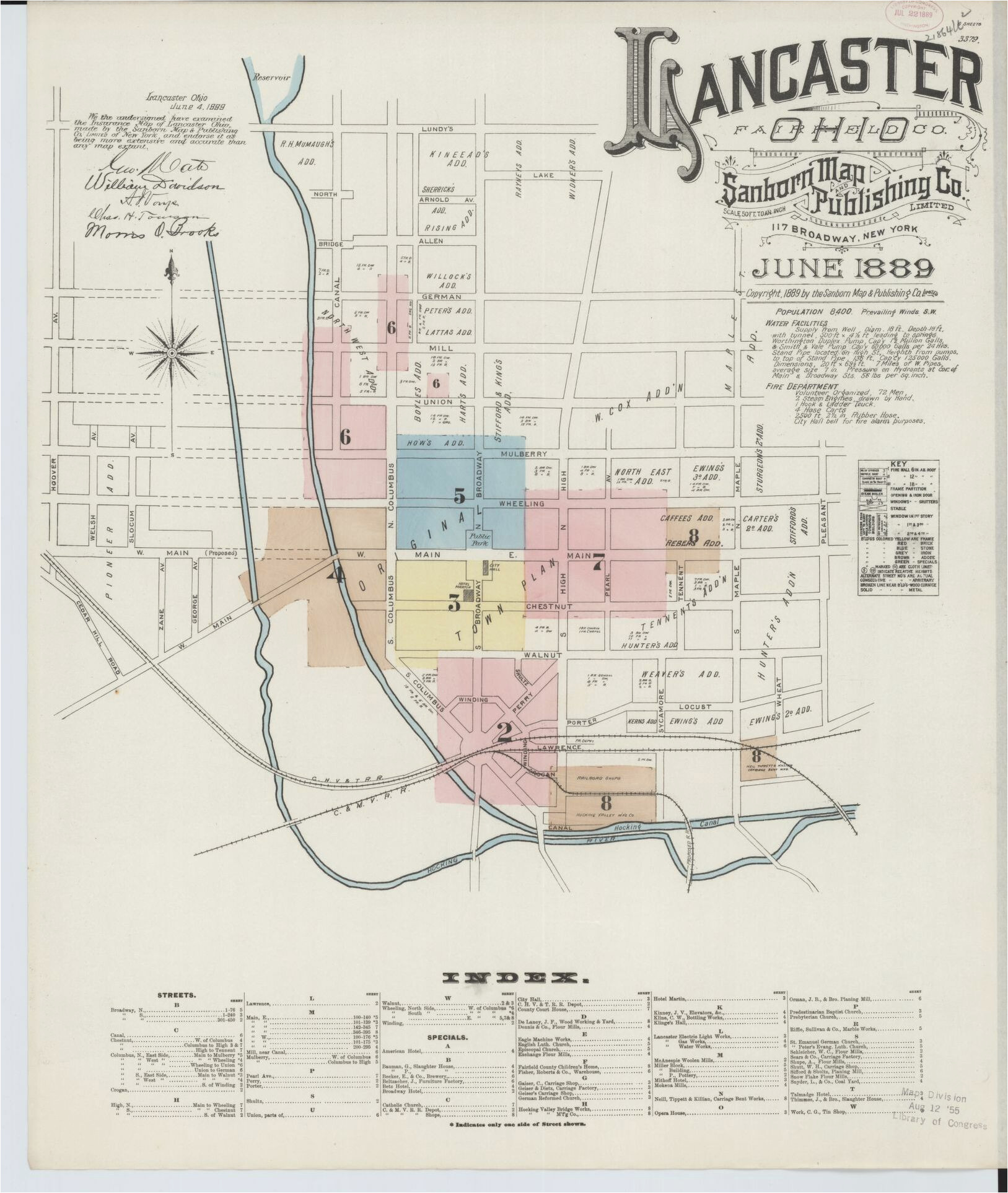 sanborn maps 1889 ohio library of congress