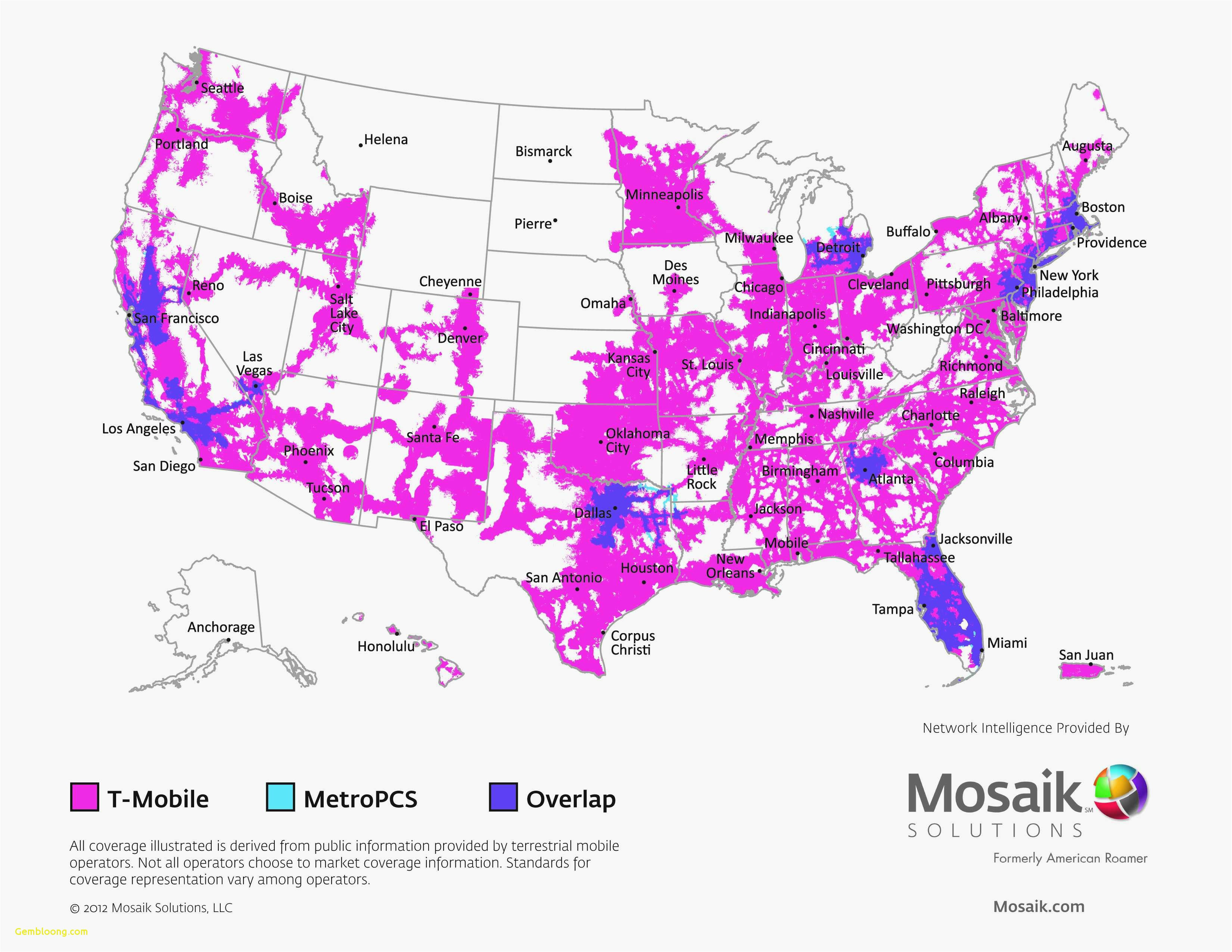 awesome metro pcs coverage map united states images printable map