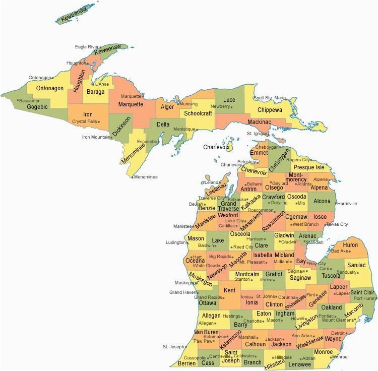 michigan counties map maps pinterest michigan county map and