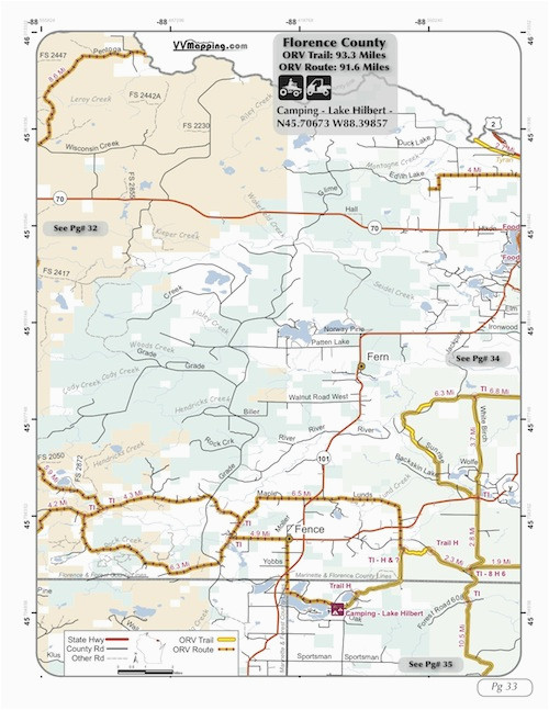 florence county orv trail information vvmapping com