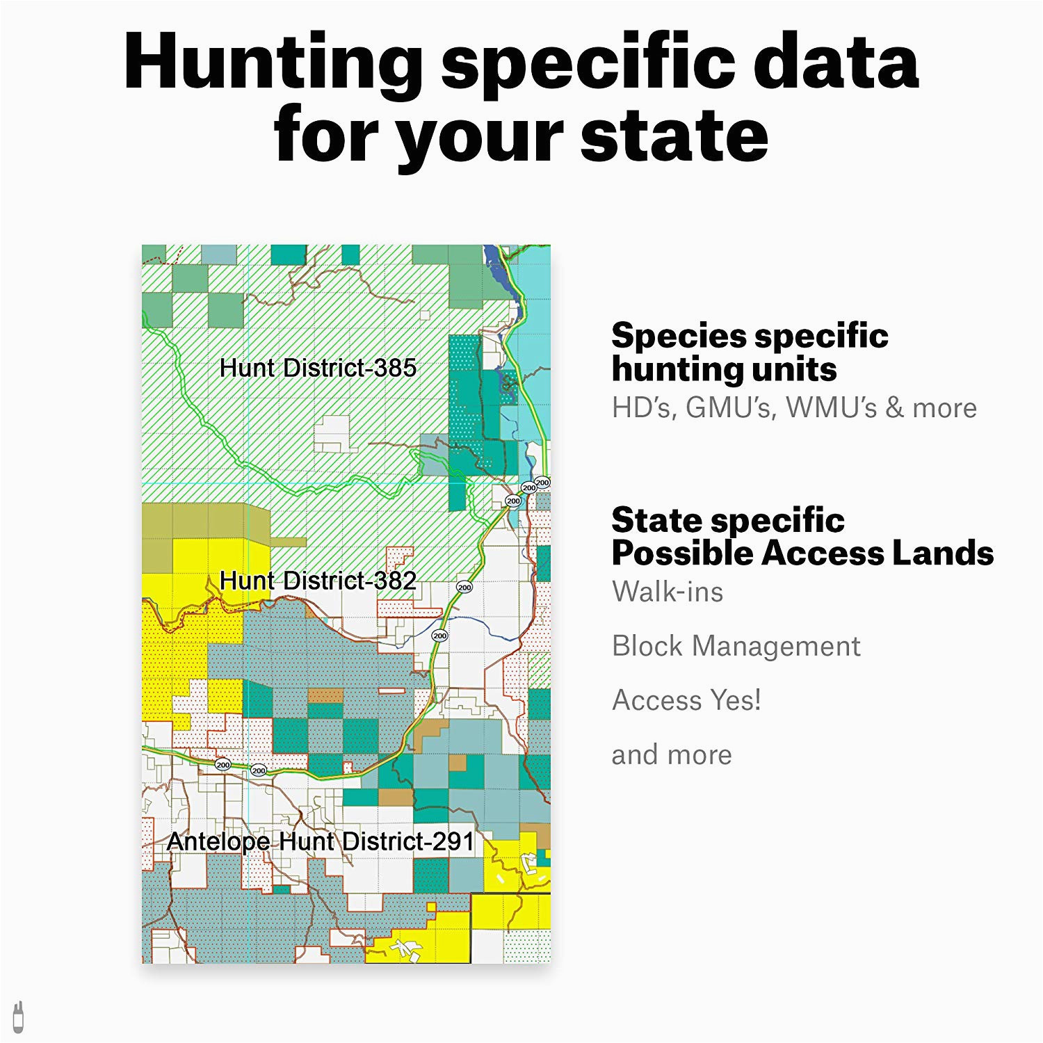 amazon com michigan hunting maps onx hunt chip for garmin gps