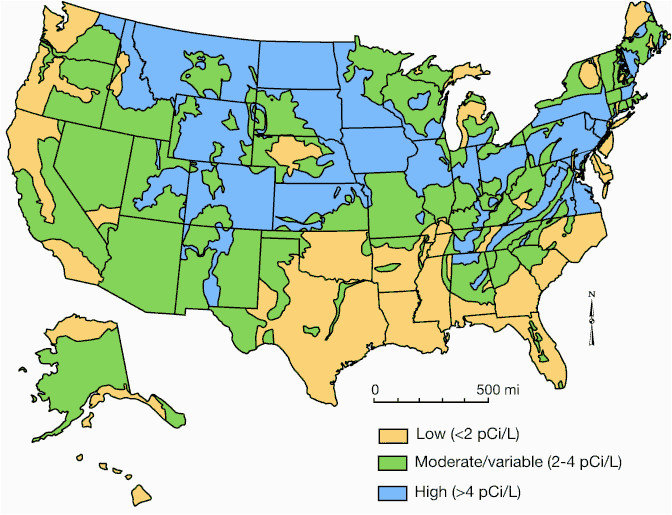 epa radon map beautiful michigan radon maps acquired by protech