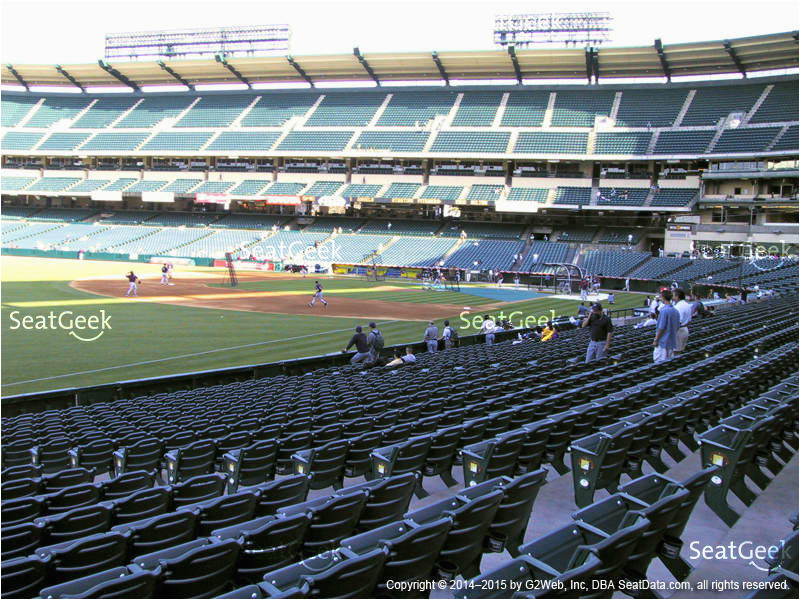 angel stadium of anaheim seating chart map seatgeek