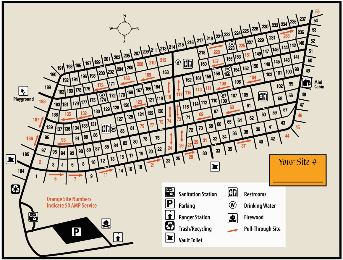 brimley state parkmaps area guide shoreline visitors guide