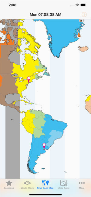 world clock time zones on the app store