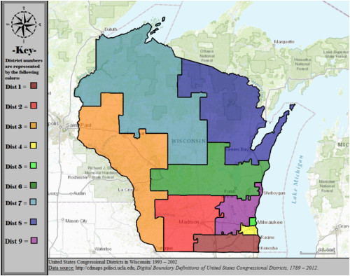 michigan school district map awesome wisconsin s congressional