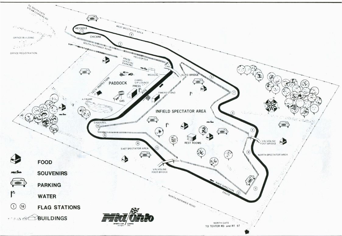 Mid Ohio Race Track Map secretmuseum