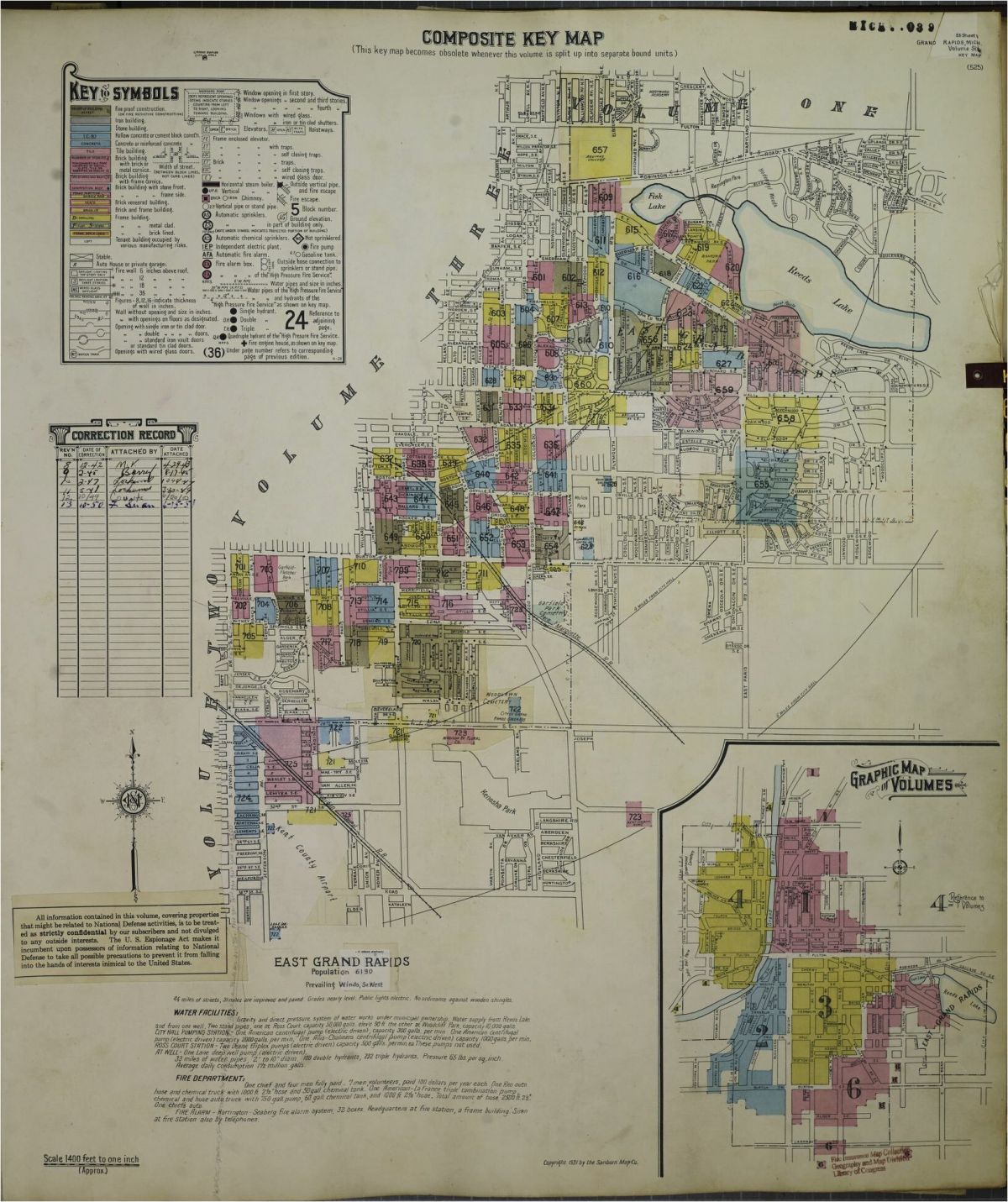 Milan Michigan Map Map 1950 to 1959 Michigan English Library Of ...