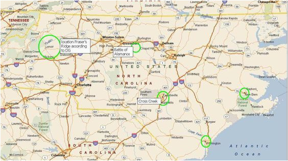 Monroe North Carolina Map Secretmuseum   Monroe North Carolina Map Map Of North Carolina And Where Fraser S Ridge Would Be Blood Of Of Monroe North Carolina Map 