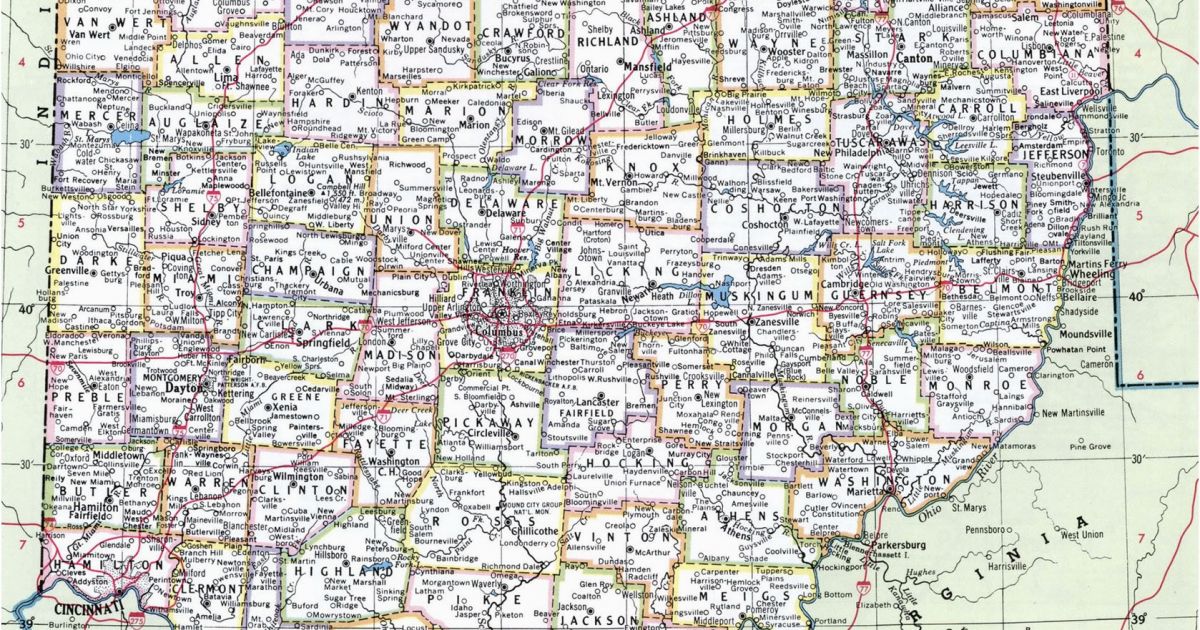 New Weston Ohio Map secretmuseum