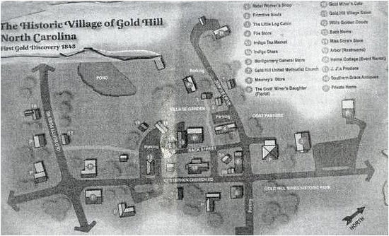 village map picture of gold hill mines historic park gold hill