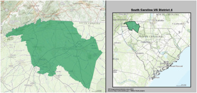 south carolina s 4th congressional district wikipedia