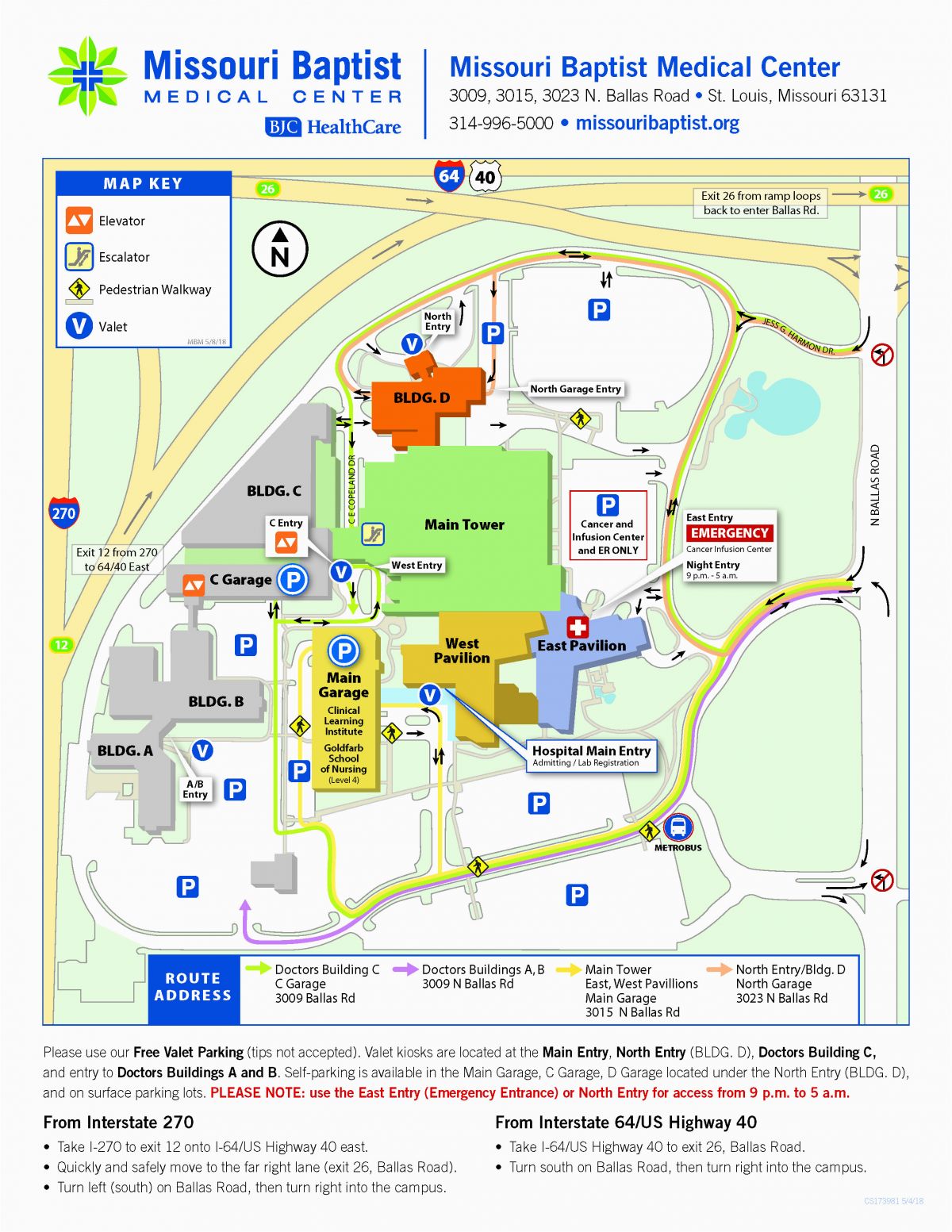 Ohio Dominican University Campus Map Odu Parking Map Double Map ...