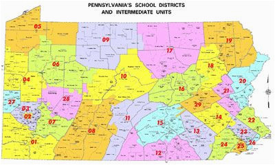 pennsylvania department od education map of pa school districts