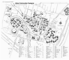 60 best aerial views and maps of the ohio campus images aerial