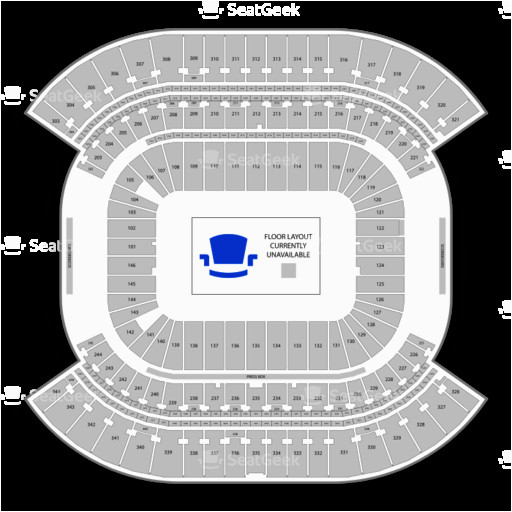 nissan stadium seating chart map seatgeek