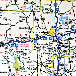 ohio road maps detailed travel tourist driving