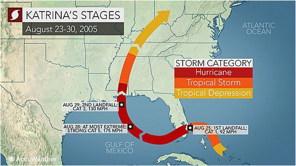 hurricane katrina at 10 new hd storm maps